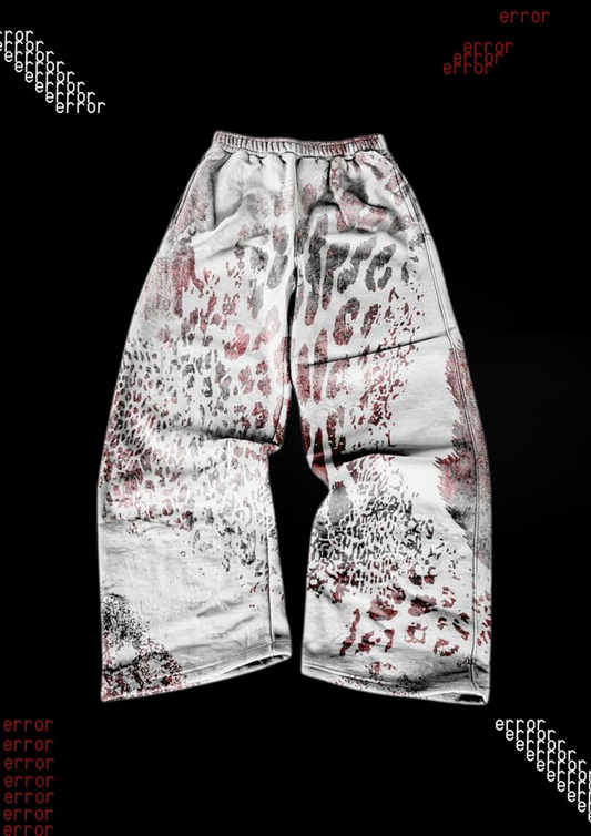 'PR!NT' SWEATPANTS