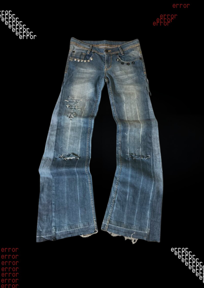 'BAS!CO' FLARED DENIM
