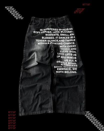 'POEM' BAGGY JEANS