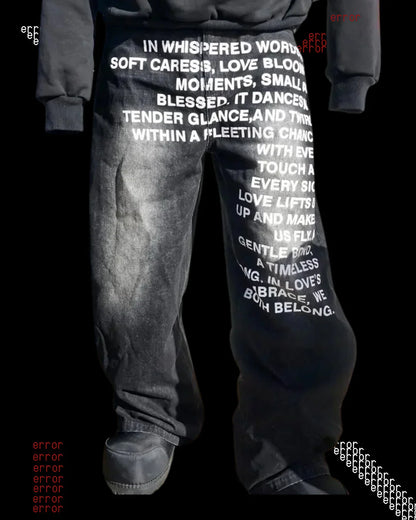 'POEM' BAGGY JEANS